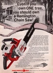 1971 Remington SL-10A Chainsaw Original Color Print Ad Unspecified. Price: $16.95.