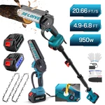 2 En 1 Sierra De Poste Con Baterias Inalambrica Para Cortar Y Podar Arboles New. Price: $116.98.