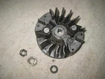 Homelite Xl Textron Flywheel And Nut, Washers. Pictured Used. Price: $19.99.