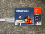 Husqvarna 450 Rancher Chainsaw - Orange New. Price: $399.95.