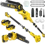 2-IN-1 Cordless 10-INCH Pole And Chainsaw Compatible With Dewalt 20V Max* Ba New. Price: $155.98.