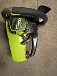Poulan 2000 Gas Chainsaw Green Black Two-handed Grip Wrap-around Handle Ran Used. Price: $72.00.