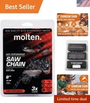 8-INCH Chainsaw German Steel For Portland & Greenworks Saws New. Price: $45.03.