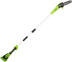 Cordless Pole Saw 40V 8 Inch Tool Only Greenworks PS40B00 Battery Charger New. Price: $209.99.