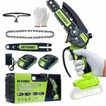 Devenbo Mini Chainsaw, 6 Inch Cordless Electric Hand For Wood Cutting, Yard New. Price: $59.99.