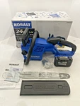 Kobalt 1447232 24V Max Cordless 12" Chainsaw Kit W/ Battery & Charger Included Open. Price: $119.99.
