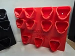 Milwaukee M12 11 Bay Battery Holder 3D Printed Abs New. Price: $30.00.