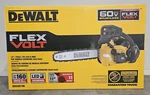 New Dewalt DCCS674B 60V Flexvolt Max 14" Brushless Cordless Top Handle Chainsaw. Price: $389.99.