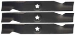 Poulan Pro 25PH48ST A-b 48" Lawn Tractor Mower Blades Set Of 3 New. Price: $59.95.