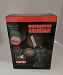 48V Variable Speed Black Mini Cordless Electric Chainsaw Set, Cuts 15CM/10 Sec New. Price: $30.00.