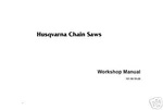 Husqvarna Chainsaw Master Service Repair Manual 22 Saws Brand. Price: $15.99.