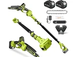 Supstable Pole 8 & Mini Chainsaw 6 Kit W/ 2- 4AH Batteries, Charger Ect Open. Price: $109.00.