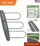 8-INCH Chainsaw Bar & Combo For Pole Saws Easy Installation Durable New. Price: $34.99.
