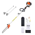 Vevor Gas Pole Saw 25CC Stroke 12 In. Cutting Bar 7 To Ft. Open. Price: $129.99.
