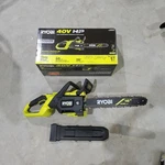 Ryobi RY40HPCW02B 16" 40V Brushless Chainsaw *tool Only* Used Lightly Condition. Price: $149.99.