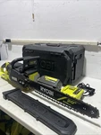 Ryobi 40V Hp Brushless 20 Battery Chainsaw With 8.0 Ah And Charger Used. Price: $299.99.