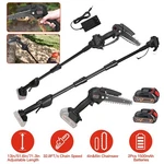 Imountek Cordless Pole Mini Chainsaw 2-IN-1 Tree Trimming 9IN Extension Rod New. Price: $80.54.