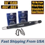 Us Holzfforma 56INCH .404 .063 154DL Guide Bar Saw Chain St MS880 070 088 New. Price: $216.99.