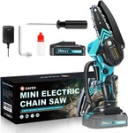 Saker Mini Electric Chainsaw 4" Portable Cordless Handheld High Efficiency E-1 New. Price: $26.88.