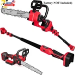 2-IN-1 Cordless 10-INCH Pole And Chainsaw Compatible With Milwaukee M18 18V New. Price: $188.29.