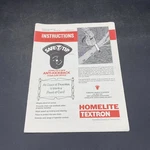 Homelite Chainsaw Anti-kickback Instructions For Installation And Manual Used. Price: $11.70.