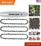 Inch Chainsaw Guide Bar & Combo - 3/8 Lp Pitch, Durable Easy Install New. Price: $31.48.