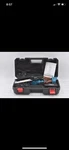 Yahhu 6 Inch Cordless Mini Chainsaw Set Blue Open. Price: $40.00.