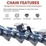 18 Inch Chainsaw & Bar Combo, 3/8" Lp Pitch, 050" Gauge, 62 Drive Links New. Price: $64.36.