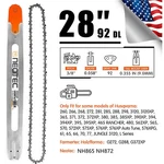 28'' Chainsaw Guide Bar 3/8" 0.058" 92DL For Husqvarna 380, 385, 390XP, 70 New. Price: $89.79.