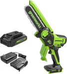 24V 6" Mini Chainsaw Cordless Small Handheld Saw, 2.0AH Battery New. Price: $89.97.