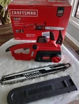 Craftsman CMECS600 16-IN Electric Corded Chainsaw 12AMP Used. Price: $44.99.