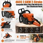 45CC Soillar Gasoline Chainsaw Power Head Fit Stihl MS250 230 210 025 New. Price: $237.69.