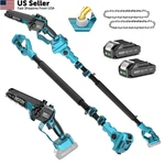 Seesii 2-IN-1 Electric Pole Saws For Tree Trimming, 6 Inch Mini Chainsaw Blue New. Price: $180.66.
