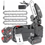 6 Inch Electric Mini Chainsaw Cordless Handheld (2X 21V Battery + 3X Chain) New. Price: $28.00.