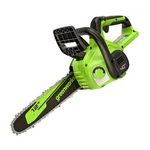 Greenworks 40V 12 Inch Cordless Chainsaw CS40B00 - Tool Only New. Price: $129.99.