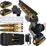 Jexugk 6" Mini Chainsaw CORDLESS,2 2.0AH Battery Brushless Electric S... New. Price: $68.64.