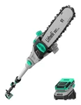 Litheli Pole Saw Battery Powered For Tree Trimming, 10'' Electric Cordless Open. Price: $106.04.