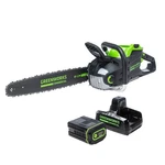 Greenworks 82V 20" 3.4KW Chainsaw W/ 4.0AH Battery And Dual Port Rapid Charger New. Price: $599.99.