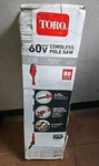 Toro Flex-force 60-VOLT Max (51870) Pole Saw W/ 2.0 Ah Battery & Charger Open. Price: $249.99.
