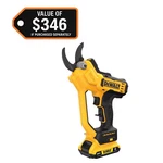 20-VOLT Max -1/2 In. Capacity Cordless Battery Powered Pruner Kit With 2.0 Ah New. Price: $200.48.