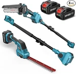 6-IN-1 Cordless Pole Saw Hedge Trimmer Grass Shear Combo Kit SH300 New. Price: $179.99.