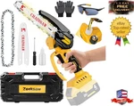Cordless Chainsaw For De-walt Battery 20V Max 6-INCH Hand-held Mini Pruning New. Price: $62.88.
