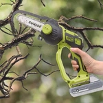 Sun Joe Ion Mini Chainsaw 24V-HCS-LTE Battery Guard Green/black New. Price: $79.00.