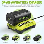 New Ryobi OP406VNM 40V Lithium Ion Battery Rapid Charger Oem. Price: $25.00.