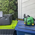 John Deere J3816 Chainsaw W/16" Bar W/case Runs & Cuts Great Used. Price: $240.00.