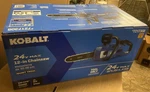 Kobalt 24V Max Cordless 12" Chainsaw ( Tool Only) - New # 7217308. Price: $124.99.