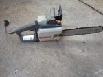 Craftsman Electric Chainsaw - Inch 120V Tested # 358.34021 Used. Price: $35.00.