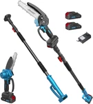 6 Inch 2-IN-1 Mini Chainsaw Electric Pole Saws For Tree Trimming Cordless Batter New. Price: $90.99.