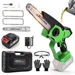 Electric Chainsaw Cordless, 8 Inch & 6 Mini With 3.0AH Battery, Br New. Price: $88.52.