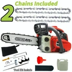 25.4CC Gas Powered Top Handle Chainsaw 2-STROKE Engine Cut Tree Wood W/2 New. Price: $118.99.